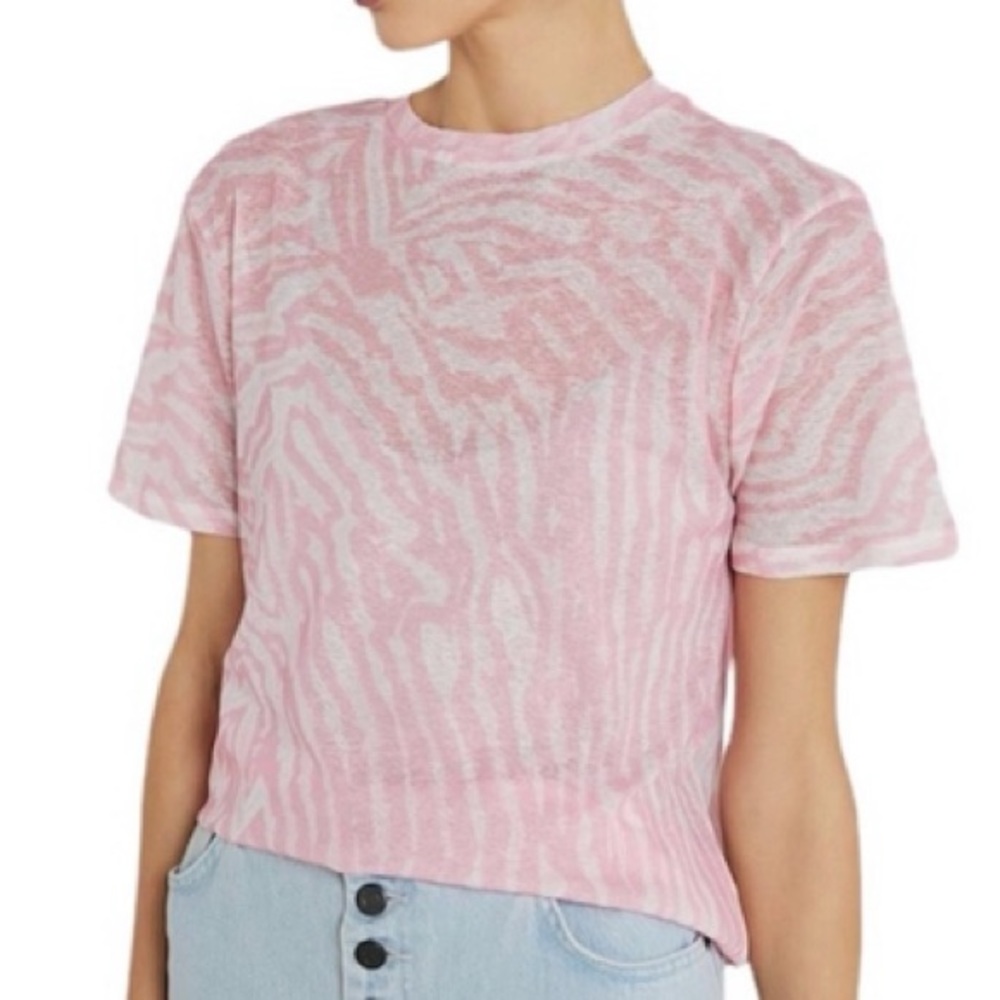 Topshop Zebra Print Top